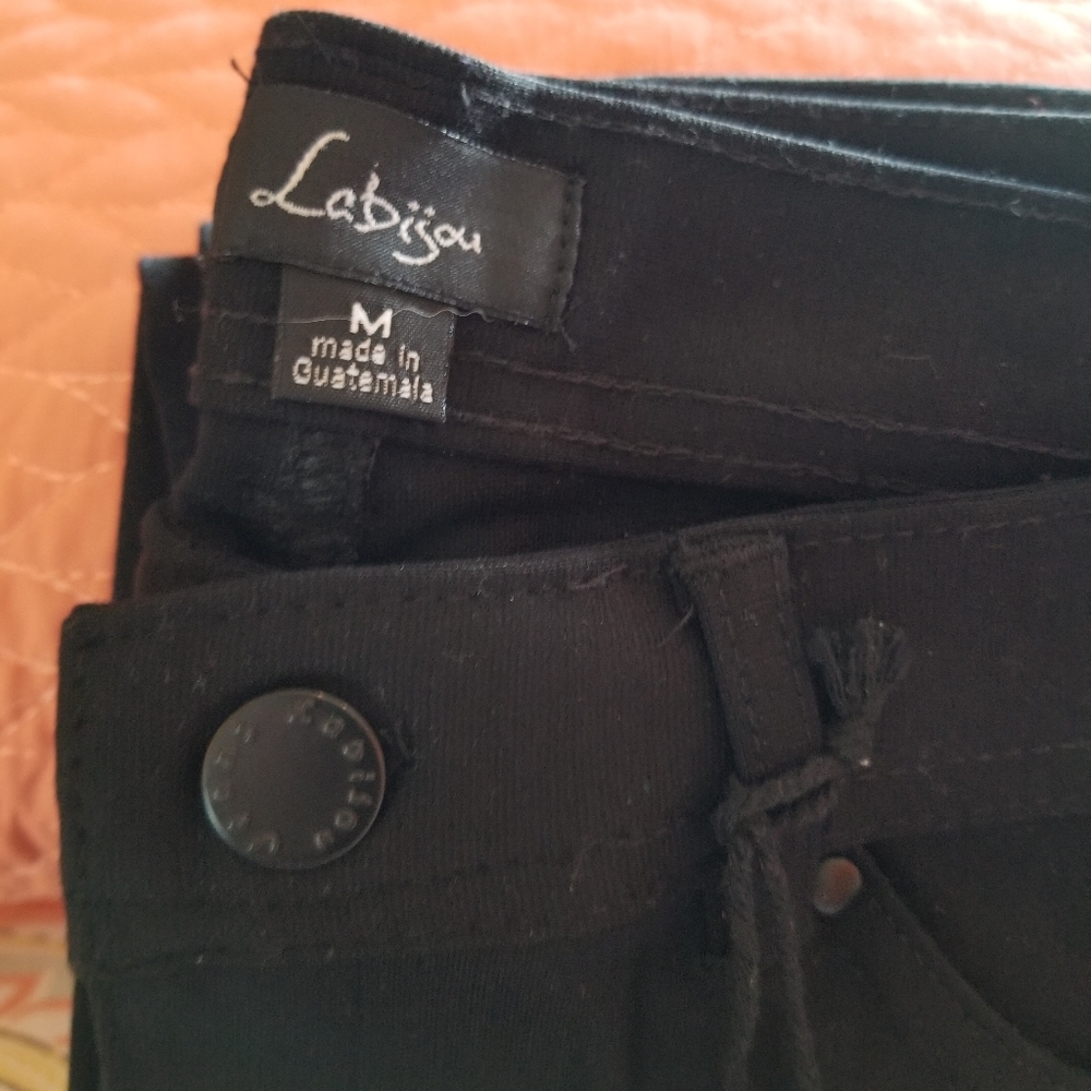 Ladies Slim Black Jeans